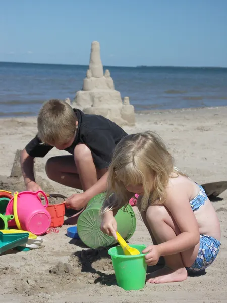 stock image Building a castle 2