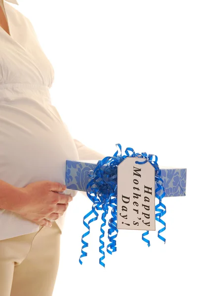 Будучи вагітною — стокове фото