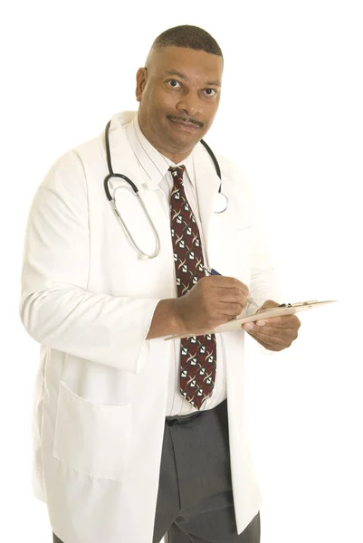 Афроамериканский врач — стоковое фото