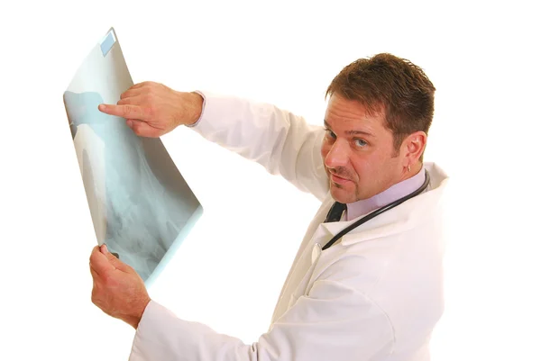 Arzt mit Röntgenbild — Stockfoto