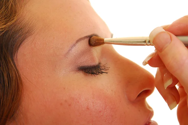 In make-up — Stock Photo, Image