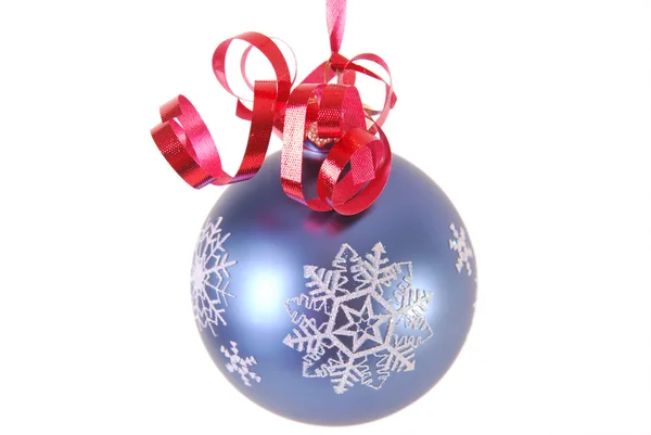 Blue Christmas ornament — Stock Photo, Image