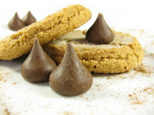 Pliki cookie i pocałunki — Zdjęcie stockowe