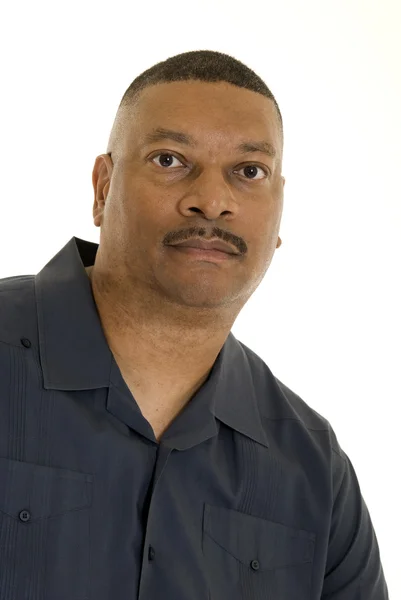 Serious African American man — Stock Photo, Image