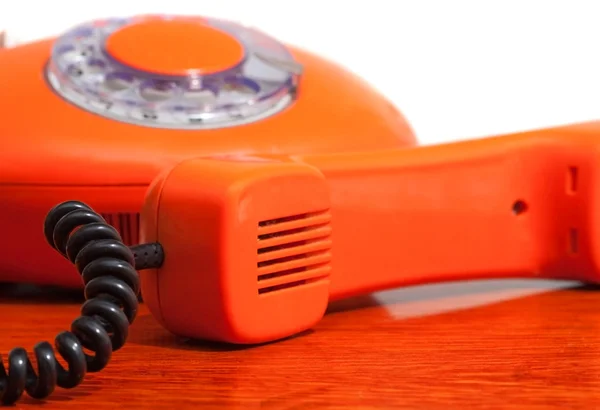 Teléfono rojo viejo — Foto de Stock