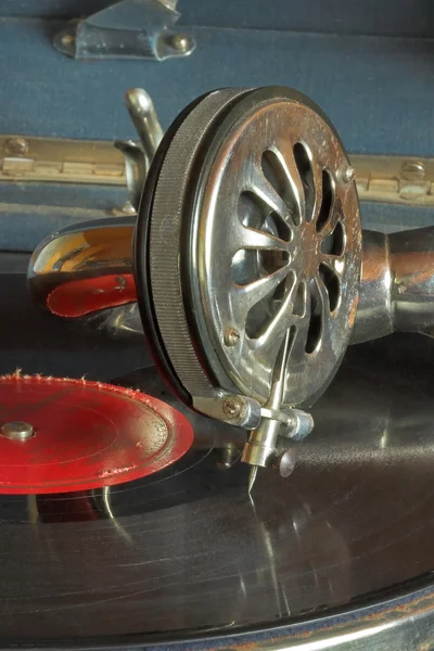 Vecchio grammofono — Foto Stock