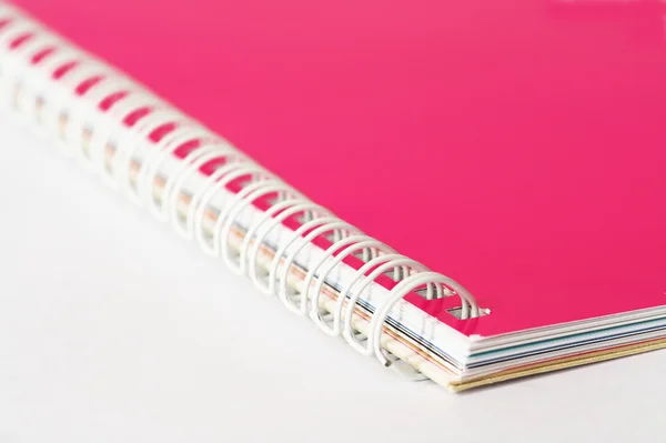 Notebook isolado no branco — Fotografia de Stock