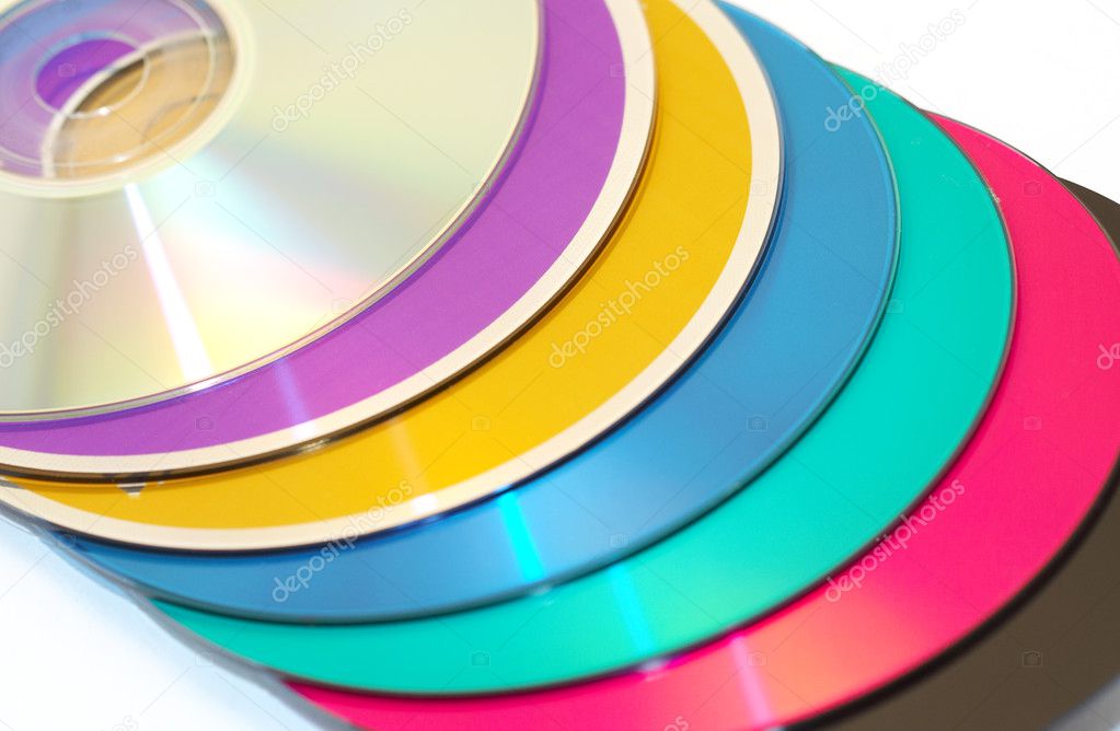Colored compact disk