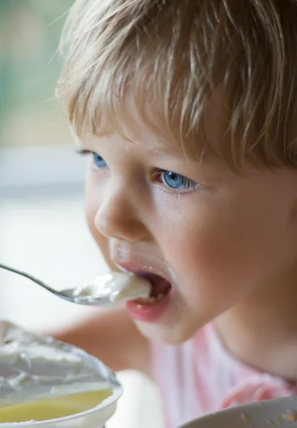 stock image Child eating