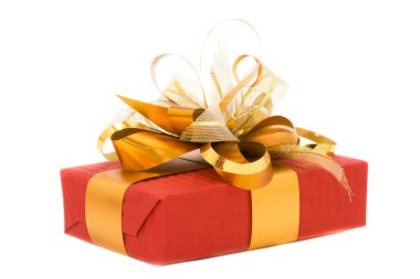 Red gift clipart