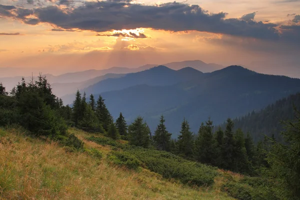 Stock image Morning in mountains