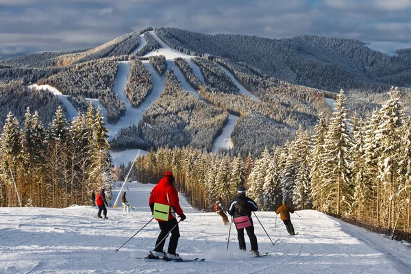 Skiing resort — Stock Photo, Image