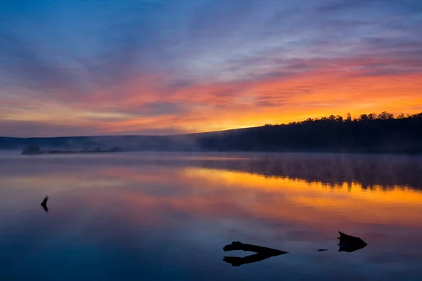 stock image Evening in lake