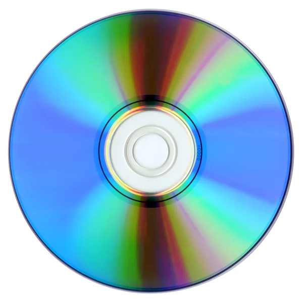 DVD isolato su bianco . — Foto Stock