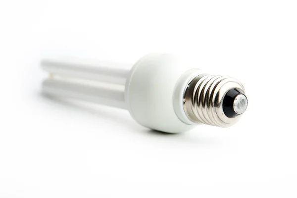 Isolated white fluorescent lamp. — Stock Photo, Image