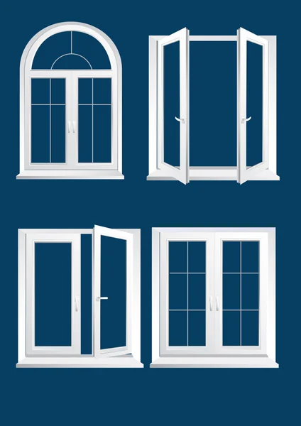 Pencereler — Stok Vektör
