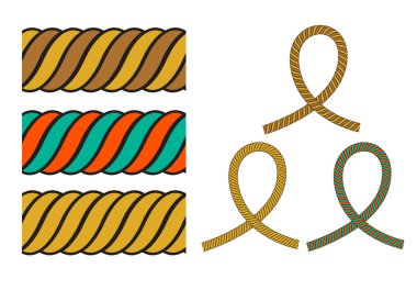 Knot pattern brush clipart