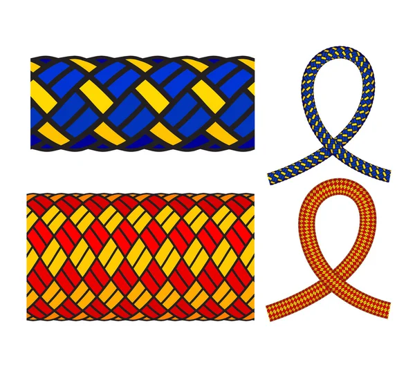 Cepillo patrón de cuerda — Archivo Imágenes Vectoriales