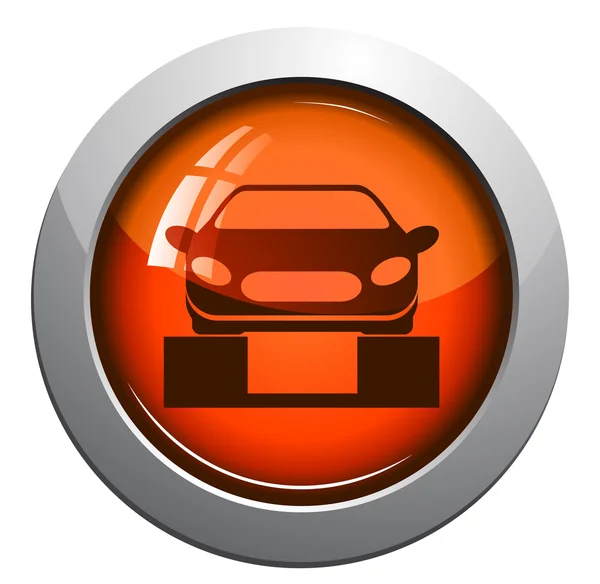 Repair of the car, vector icon — Stock Vector