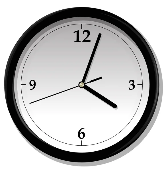 Icône vectorielle de l'horloge — Image vectorielle