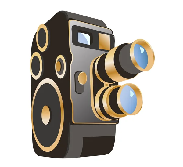 Caméra de film — Image vectorielle