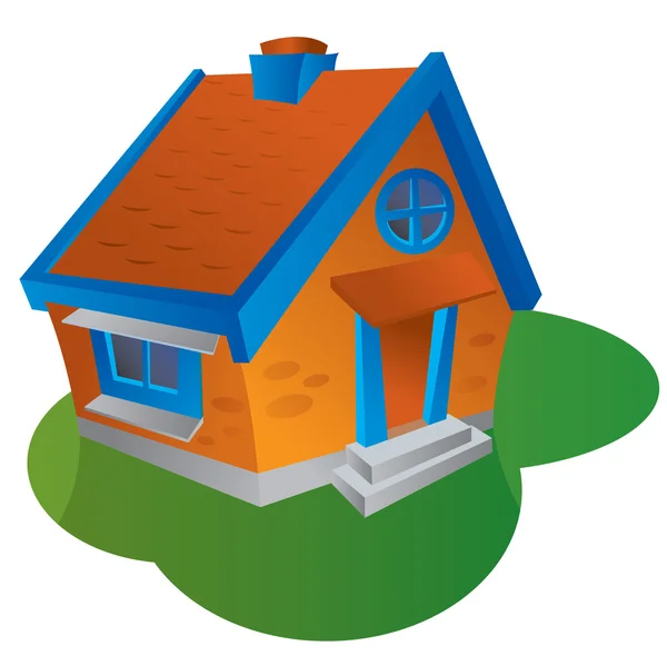 Vector illustration of house — Stock Vector