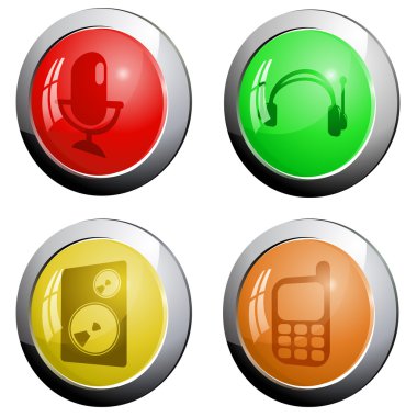 Medya Icon set