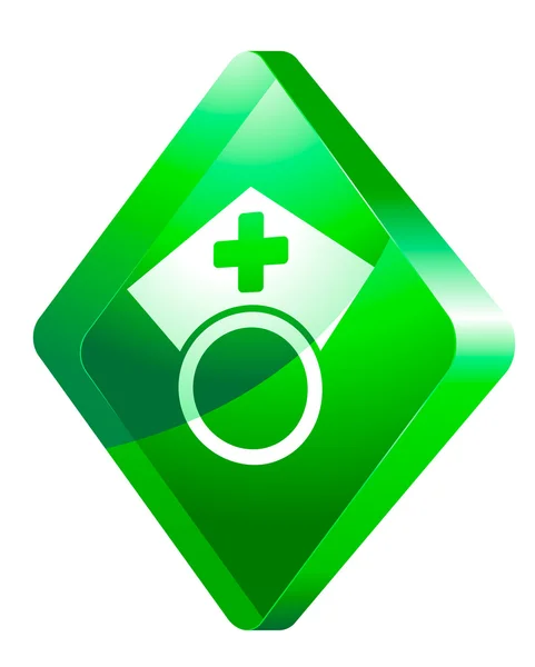 Medical personnel, vector icon — Stock Vector