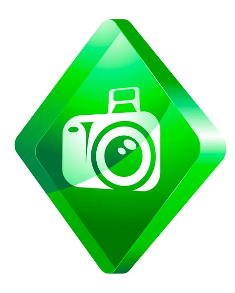 Vektor-Ikone der Fotokamera — Stockvektor