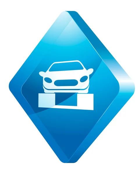 Réparation de la voiture, icône vectorielle — Image vectorielle