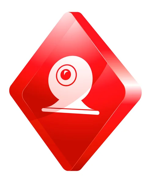 Icona vettoriale della webcam — Vettoriale Stock