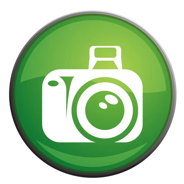 Vektor-Ikone der Fotokamera — Stockvektor