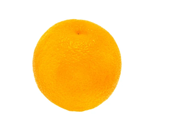 Сочный апельсин изолирован на белой спине — стоковое фото