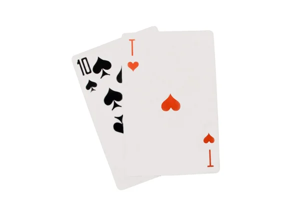 Stock image Playing-cards is isolated on white