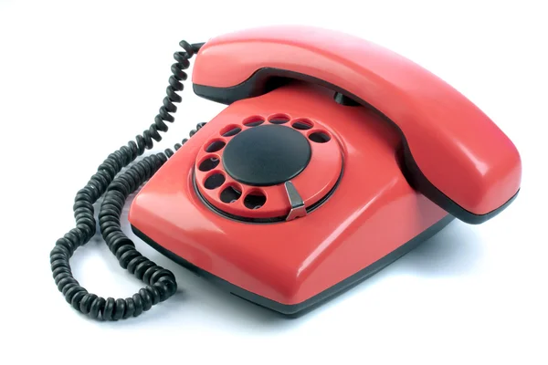 Red telephone — Stock Photo, Image