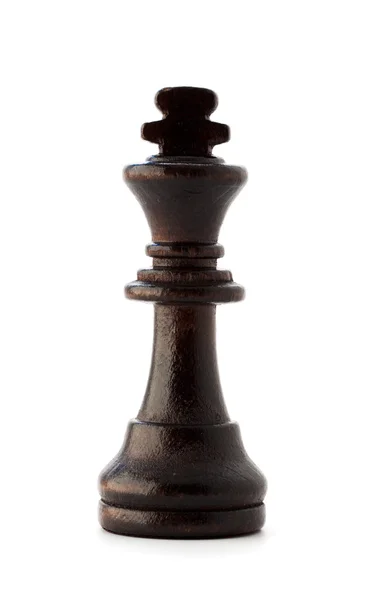 チェス シリーズ王黒 — ストック写真