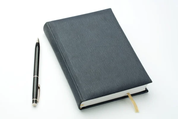 Bldck ペンとノート — ストック写真