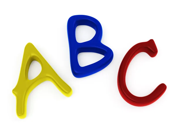 stock image ABC candy letters