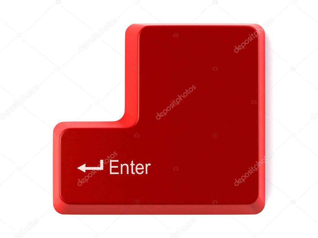 Red enter key