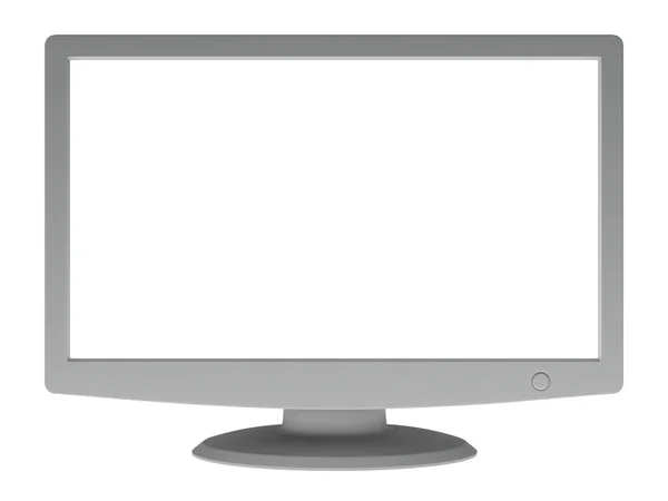 Monitor con pantalla en blanco —  Fotos de Stock