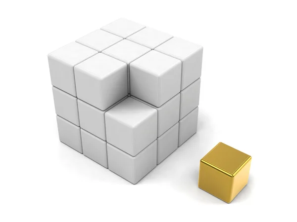 Group of cubes — Stock Photo, Image