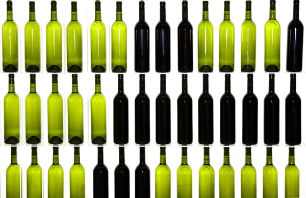 Alcune bottiglie di vino — Foto Stock