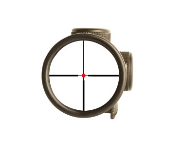 Rifle scope clipart