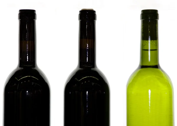 Kilka butelek wina — Zdjęcie stockowe