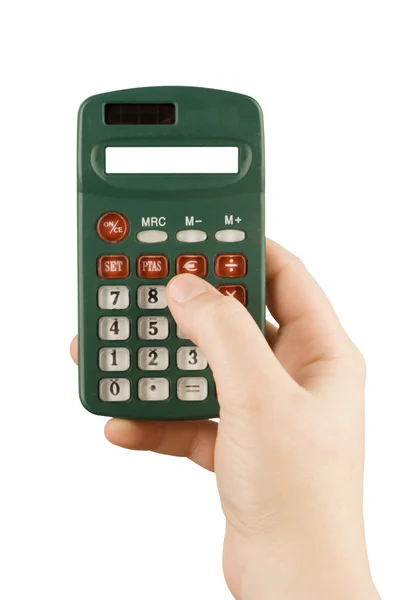 Бізнес-фінансовий калькулятор машина Ho — стокове фото