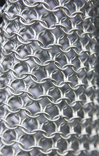 stock image Background metal chain mail