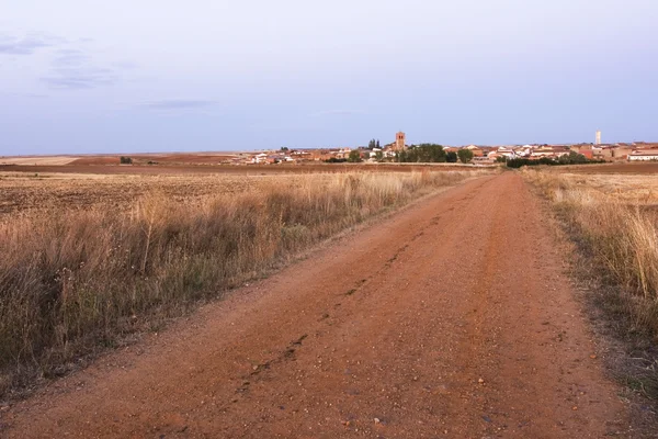 stock image Village rural road