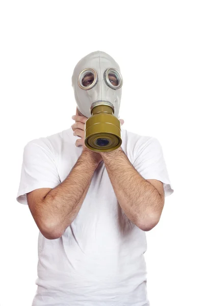Gasmasker gevaar — Stockfoto