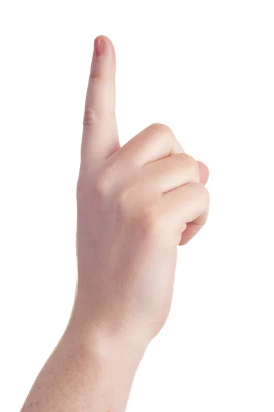 Znak symbol ruky — Stock fotografie