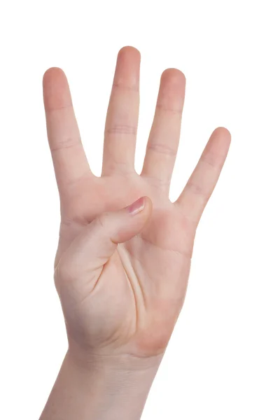 Signo de mano símbolo —  Fotos de Stock